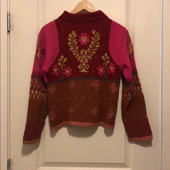 Cardigan with front zipper. - Picture 3 of 3